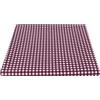 SaRani Tovaglia Tavola Cotone 6 12 Posti Rettangolare Fantasia Quadretti (6 posti, Bordeaux)