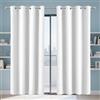 CAOBAOF Tende Oscuranti per Interni 200 x 290 cm Isolanti Termiche Tende Soggiorno, da Cucina per Camera da Letto e Soggiorno, Bianco