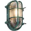 Qazqa nautica - Appliques Industriale - 1 luce - L 25 cm - Verde - Industriale - Luci da interno