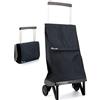 Rolser Carrello Portaspesa Rolser Plegamatic MF Pieghevole 2 Ruote - Marengo