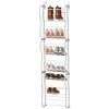 YASTA Scarpiera Salvaspazio Slim da Appendere alla Porta, Organizer Scarpe Modulare in Metallo (1, 2 o 3 Moduli), Porta Scarpe Verticale 12 Ripiani, Fino a 36 Paia