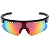 Spiuk Occhiali Aloha lenti a specchio rosso unisex nero