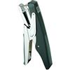 Sax Pinza design SAX 644, per un massimo di 25 fogli, per 24/6 & 26/6 morsetti, nero, capacità di 100 morsetti, max. Profondità 52mm, in materiale robusto, design moderno ed elegante