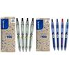 PILOT, B2P Ecoball, Penna a Scatto Ecologica Fatta con 86% di Plastica Riciclata, Confezione da 4, B2P Gel, Penna Ecosostenibile, Confezione da 4, Roller Gel Ecologica e Ricaricabile