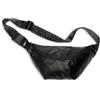 LOQI Metallic Black Bumbag, Nero , Bumbag