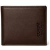 COVERI COLLECTION Portafoglio Uomo in Vera Pelle - Elegante e Resistente - Porta Carte, Documenti e Banconote - Confezione Regalo. (Testa di moro)