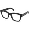 Gucci GG1138O 001 | Occhiali da Vista Graduati | Prova Online | Unisex | Plastica | Quadrati | Nero | Adrialenti