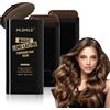 MLSMILE Pettine per colorare i capelli, sicuro, comodo, impermeabile e a prova di sudore, color caffè, portatile, correttore del colore stick 2 in 1 con pettine per coprire i capelli grigi e bianchi