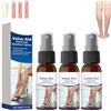 Generico Spray per vene varicose, Spray per gambe a base di erbe naturali per il comfort della vena, S pray per la circolazione lenitiva, Nebbia idratante leggera per tutti i tipi di pelle (3 Pcs)