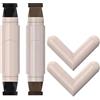 Mrettick Set di 2 timbri rotanti per eyeliner - Strumento per modellare rapidamente con indicazione occhio sinistro/destro, a prova di sbavature e a lunga tenuta, pronto all'uso, eyeliner alato impeccabile per