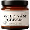 Uanqfegy Crema naturale all'igname selvatico per l'equilibrio ormonale 60 g, crema idratante all'igname selvatico per la cura della pelle delle donne