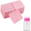 FSSTUD 1000 salviette per unghie senza pelucchi, tamponi puliti per extension per ciglia, salviette per colla per ciglia in tessuto non tessuto, salviette per rimuovere lo smalto gel, con dispenser a pompa