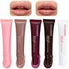Mrettick 5 Colori Lip Gloss Mirror Lip Glaze, Olio per labbra rimpolpante colorato trasparente lucido, Cura delle labbra liscia e nutriente non appiccicosa fresca e trasparente di lunga durata