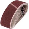 QUARKZMAN 76mm x 610mm Nastri Abrasivi, 12Pz 40 Grana Carta Vetrata per Levigatrice Ossido di Allumina Per Lavorazione Legno, Lucidatura Metalli, Affilatura Coltelli