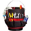 Générique Borsa tote da giardinaggio - Organizzatore di attrezzi per secchio da giardino - gallone - Cesto portautensili con tasche multiple | Traccia portaoggetti in tote per cacciaviti, n