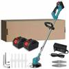 Generico Decespugliatore a Batteria al Litio 68V, Tagliaerba Elettrico con 2 Batterie, Set Completo con Caricatore e Accessori, TAGLIAERBA TAGLIABORDI RASAERBA