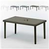 Produce Shop Tavolo Poly Rattan Rettangolare 150x90 Grand Soleil Boheme - Marrone