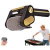 Ohphnt Electric Grill Bruash,Electric Grill Cleaner Bristle Free,Bristle-Free Spinning Grill Brush,Removable Wireless Electric Grill Brush with LED Light,Suitable for Outdoor Grills-A
