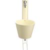 BEL FER Fontana da Giardino a Parete con Due rubinetti e Secchio Rimovibile, Completa di Porta Gomma, Modello 42/ PRS (Avorio)
