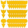 GeekerChip 30 Pezzi Trappola per Mosche,Giallo Trappole Appiccicose,Plug-in Trappola per Mosche Piastre per Insetti per Moscerini, Afidi,Mosche Minatori e Mosche Bianche