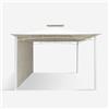 Produce Shop Gazebo 3,3x3,3 Metri Giardino Bar Veranda Mercato Pagoda Antigua UV - Bianco