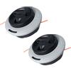 Zqqalitize 2 testine di ricambio per decespugliatore C26-2 Dual Line 4002 710 2169 per Stihl FS55 FS55R FS56 FS56RC FS70 FS70R FS80 FS85 FS90 FS90R FS91 FS94 FS250 FS240 FS131R FS131R FS11 31 FS1 20 FS110 String
