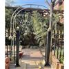 Generic Arco da giardino in acciaio inox per rose, resistente alle intemperie, per esterni, prato, giardino, terrazza, arco da giardino per rose