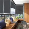 ACXIN Tenda da sole verticale, 140 x 240 cm, per balcone, terrazza, giardino, protezione solare e dal vento, resistente alle intemperie, antracite