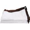 OTIGA Rete Ombreggiante Bianca Telo Per Esterni,Rete Parasole Piscina,Tasso Di Ombreggiatura Dell'80% Schermo Privacy Isolamento Termico Traspirante,Serra Giardino Vegetazione (4mx5m/13.1ftx16.4ft)