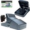 SPARIL Trappola per Ratti Grandi XXL 21cm a Scatto Senza Veleno 2pz | Molla rinforzata, presa sicura | Guanti, guida inclusi | Riutilizzabile, lavabile in ABS | Cantina, garage, giardino, esterno