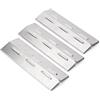 QuliMetal 36,5 x 12 cm in acciaio inox universale copertura bruciatore piastra di ricambio per Enders Chicago 3, Enders Boston Pro 3K, Enders Boston 6 Kr Turbo, Tepro 3561, Barbecook Brahma 4.0, 3