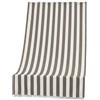 fashion home Pagano Tenda Da Sole per Esterno con Anelli e Ganci,Tende da Sole per Balconi Terrazzo con Frange, Resistente e Lavabile, Righe (Marrone, 200x300 cm)