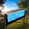 coospider-repta Potente e grande insetticida solare per esterni fino a 372 m², insetticida per zanzare ricaricabile ad alta potenza, impermeabile, insetticida solare per patio, giardino, cortile, camper, campeggio