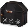 Enzeno Copertura impermeabile per barbecue, 133 x 66 x 110 cm, copertura per barbecue a gas, tessuto Oxford 210D, copertura per barbecue all'aperto per Weber, Char Broil, Brinkmann, Outback