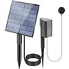 Generic Aeratore per laghetto - Pompa ad aria solare, ossigenatore silenzioso per laghetto, gorgogliatore per acquario, aeratore per acquario, per acquari da giardino,