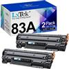 LxTek Compatibili Cartucce di Toner Sostituzione per HP 83A CF283A per LaserJet Pro M201dw M201n per MFP M225dn M225dw M125a M125rnw M125nw M127fn M127fp M127fs M127fw (Nero, 2-Pack)