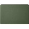 Eglooh - Herms - Sottomano Scrivania Ufficio in Cuoio Verde - cm 80x50 - Cuciture Artigianali e Angoli Arrotondati - Made in Italy