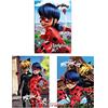 FRANCO PANINI Novidea Set 6 QUADERNONI Scuola MIRACULOUS LADYBUG 5M a QUADRETTI con 65% pagine in più