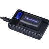 CQJFCYBRA Batteria NP-FH50 NP-FH30 NP FH50 + Caricatore USB LCD, Compatibile For Sony, For HX1 HX100 A230 A290 A330 A390 CX100E CX500E CX520E HC9E SR11E SR(1Pcs set)
