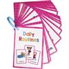 Qusinfc Cartoline interattive vocabolario per bambini, apprendimento precoce, 11 cm x 8 cm, parola per insegnanti, scuola materna sviluppo linguistico