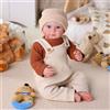 BABESIDE Bambola Neonato Realistica 50 cm Personaggio Articolato con Corpo in Tessuto Morbido ed Estremità in Vinile, Set Completo di Accessori, Idea Regalo per Bambini e Bambine dai 3 Anni in su