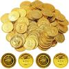 Binnan 100 Pezzi Plastica Gioco Denaro Gettoni, Monete Finte, Monete d'oro dei Pirati, Onete in Oro Pirata per Bambini in Plastica, Partito Regalo Party Decorazione Pirata
