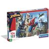 Clementoni - Puzzle per Bambini 104 Pezzi Supercolor, per Bambini 6+ Anni, Illustrazione Marvel Spiderman, Idea Regalo, Made in Italy, 38x27 cm, 25012