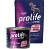 Prolife Cane Grain Free Sensitive Adulto Medium&Large Agnello & Patate Lattina 400 Gr