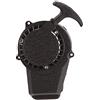 YUYTE Avviamento a Strappo, Avviamento Manuale per Motore a 2 Tempi 49, Lega di Alluminio Nera con Verniciatura a Polvere Resistente Alle Intemperie per Mini Moto, Bike, ATV