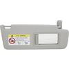 Generic Auto Anteriore Interno Parasole Destra per MK7 2014-2017 di Ricambio 5GG857552 5GG010029 Grigio ABS Panno di Plastica Interno Parasole