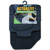 CORA 000135057 Set 4 Pezzi Tappeti Actualfit, Modello 7, Grigio