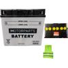 CLICK&GO BATTERIA MOTO 53030 12VOLT 30AH H60-N30L-A BATTERIE MOTO COMPATIBILE CON MOTO GUZZI Nuovo Falcone Civile 500 per anno 1971 al 1975 186X130X171MM MOTORPARTS SPEDITA GIA' COMPLETA PER L'USO