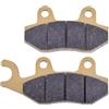 FANGZIZ Pastiglies Dei Freni Per TRIUMPH Per Tiger Sport 2015 2016 2017 2018 2019 1050 Per Speed Triple Pastiglie Freno Anteriori E Posteriori Sinterizzate In Metallo Per Motociclette(Ceramic Rear)