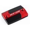 VXCFGZ Tappo Coperchio Serbatoio Fluido Freno Accessori Moto Serbatoio Freno Anteriore Coperchio Del Serbatoio Del Liquido Tappo Della Tazza Dell'olio Adatto Per MT-03 MT-07 MT-09 MT-10